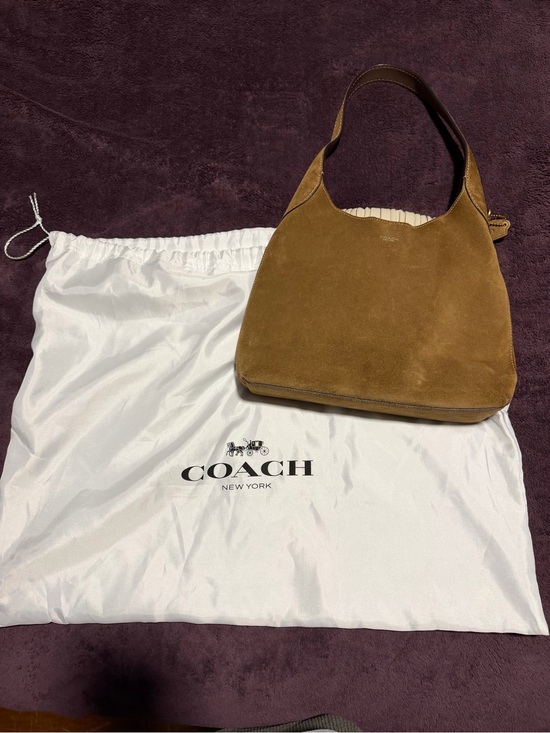 Coach Handbags - COACH Suede brooklyn bag 28